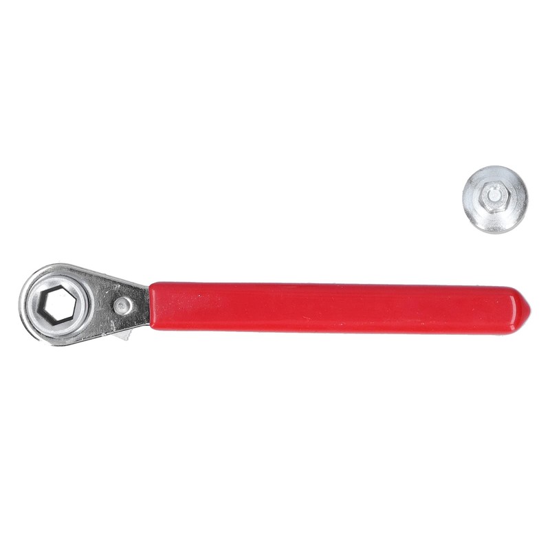 Shkalacar Ratchet Spanner, Battery Terminal Ratchet Wrench with 5/16in 10mm
