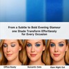 Blue Shimmer Powder Eyeshadow Single, Compact With Sponge-Tip Applicator