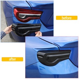 car-attention Smoked Rear Tail Light Lamp Blackout Cover Trim FOR 2013-2020 Toyota 86 BRZ FRS