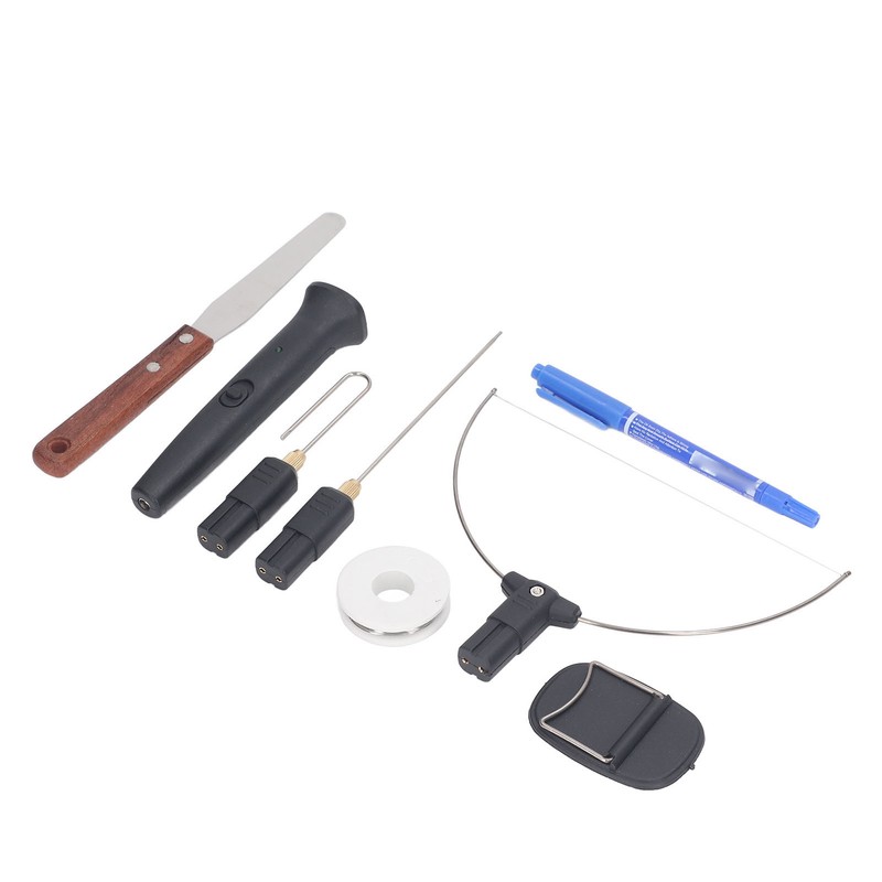 9Pcs Electric Foam Cutter Fast Heating Clean Smoothly Cutting Hot