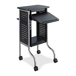 Safco Products Scoot Presentation Cart, Black