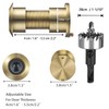 TOGU 3828 Brass Extra Larger peep Holes for Door with