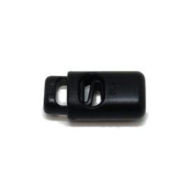 NIFCO Cord Stopper (Black) (String Fastener), Outdoor, Bag Parts, Bag Material, Handmade, Neck Strap Parts (CL5 5 Pieces)