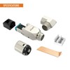 Tecmojo CAT8 Shielded RJ45 connector, Tooless Field Plug 40Gigabit, 2