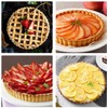 Tart Pan 9 Inch, Beasea Removable Bottom Round Pie Pan