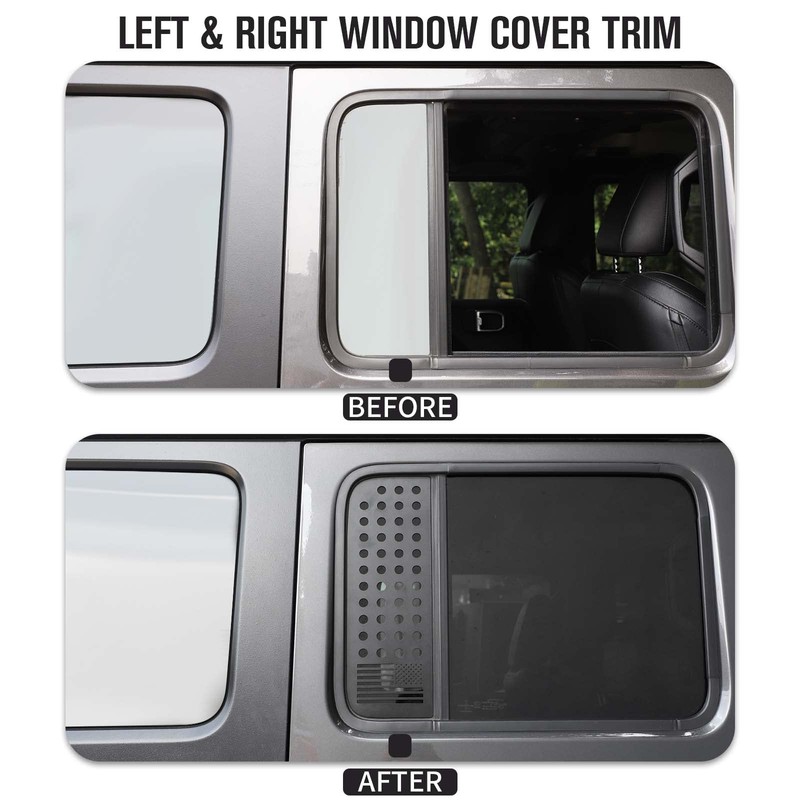 Jimen Compatible with 2018-2023 Jeep Wrangler JL JLU Gladiator JT