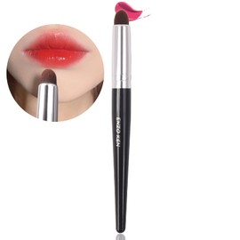 Lip Blending Brush, Spot Concealer Brush by ENZO KEN, Bullet Shape Lip Brush for Lip Stick, Liquid Lipstick, Liquid Blush, Lipgloss, Lip Plumper, Lip Plumping Lip Gloss, Lip Care Serum, Lip Enhancer, Long Lasting Highly Pigmented Color, Lip Liner Pens, Su