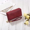 GAEKEAO Wallet for Women Clutch RFID Blocking Leather Wristlet Purse