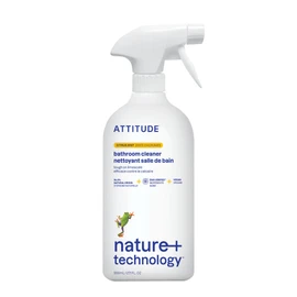 ATTITUDE Bathroom Cleaner Spray, EWG Verified, Plant-Based & Vegan, Safe for Bathroom Surfaces, Tiles, Tubs, Shower Walls, and Grout, Citrus Zest Scent, 27.1 Fl Oz