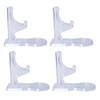 Zmmyr 4 Packs Acrylic Display Stands China Tea Cup Holder