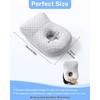 KUAZIDAR Ear Pillow with Hole, Side Sleeper Donut Pillow for