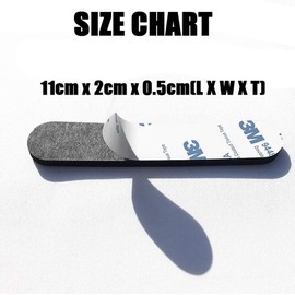 UPSTORE 10PCS Hat Size Reducer Tape Self Adhesive Foam Sizing Stripe Tighten Reducing Tapes Reduce Inserts for Hats Caps Sweatband(Black+White)