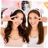 Outanaya Lightweight Bear Headband Smooth Surface Cute Bear Ears for