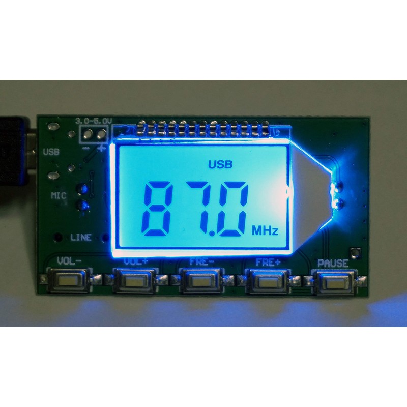 FM Stereo Wireless Microphone Unit