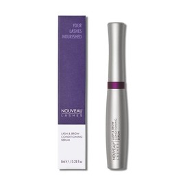 Nouveau Lashes Lash & Brow Conditioning Serum, Suitable for Use on Lash Extensions, Contains Powerful Antioxidants and Multi Vitamin Complex, Vegan, 8 ml