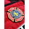 PVC Morale Patch - Fire Medical Rescue Services Emblem 4"x4"