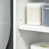 HOMCOM Over The Toilet Bathroom Cabinet, Freestanding Bathroom Storage Organizer