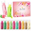 Lip Balm Set,12 x 5g Moisturising Lip Balms with Natural