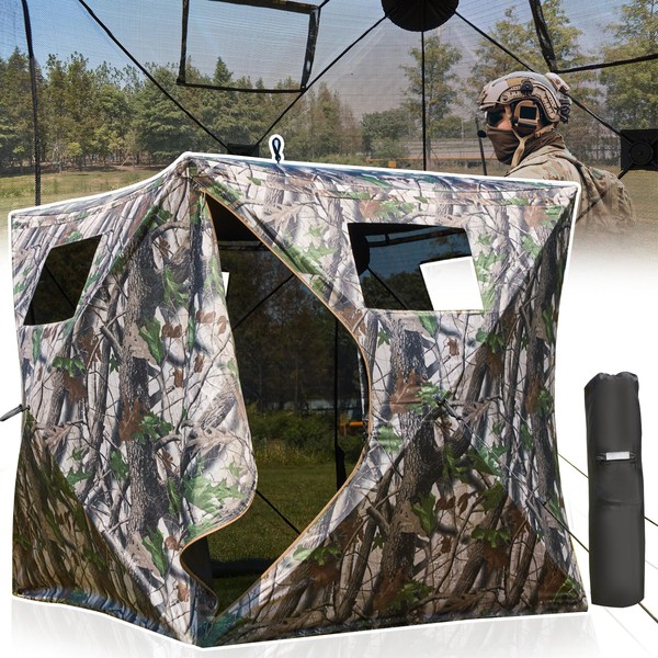 YOLENY 270° See Through Hunting Blind for 2-3 Person, Portable