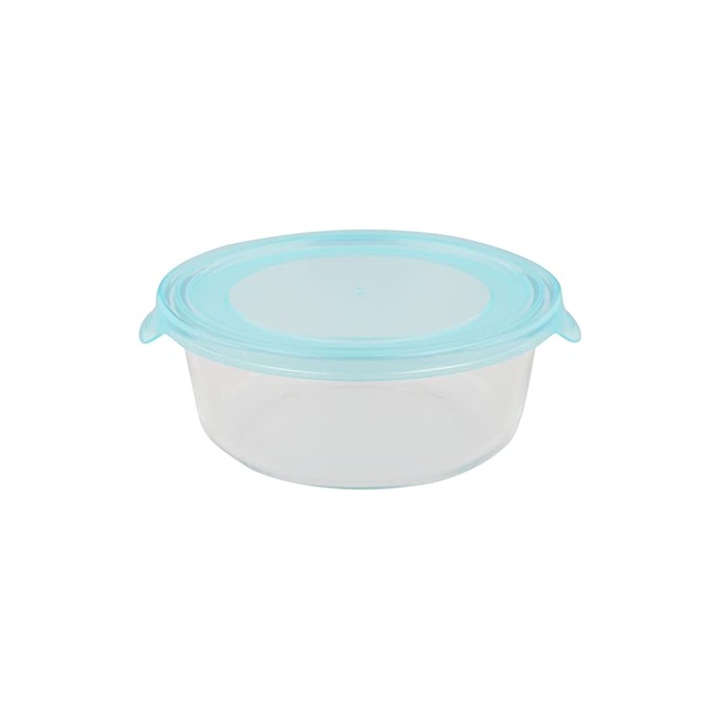 Pearl Metal HB-2852 Storage Container, Heat Resistant, Round Shape, 21.7