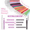 Reessy 2Pcs 3.0mm Crochet Hooks Set, Aluminium Crochet Hook with