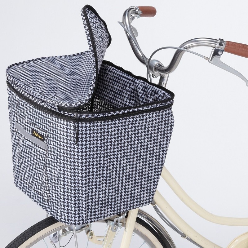 Kawadomi Seisakusho KW-259CH Bicycle, 2-Level Front Basket Cover, Chidori
