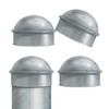 VIVIDA 2-3/8" Fence Post Cap 4 PCS, Chain Link Post