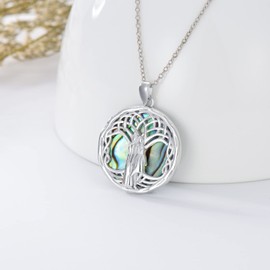 AOBOCO Sterling Silber Schwester Kette Halskette für Frauen, Schwester Geburtstagsgeschenke von Schwester