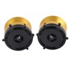 1 Pair NAB Hub Adapters Professional Polished Aluminum Alloy 10