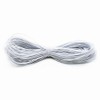 Amaney 0.8mm White Elastic Cord Beading Threads Stretch String Fabric