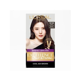 L’Oréal Paris [SSG Exclusive Composition] L’Oréal Paris Excellence Duo Cream Ash Color 2 Piece Set [Giveaway] Shampoo Mini 100ml (Random) / [SSG 단독구성] 로레알파리 엑셀랑스 듀오 크림 애쉬컬러 2개 세트 [증정]샴푸 미니 100ml(랜덤)