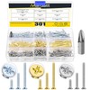 Mardatt 301Pcs M3.2 x 15/25/40mm Countersunk Flat Head Machine Screws
