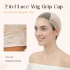 Wig Grip Cap for Lace Front Wigs, Glueless Non Slip