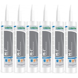 6 Pcs of White Structural Sealant 10-oz 6 Tubes Miami Dade Hurricane Approved