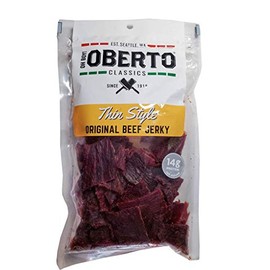 Oh Boy! Oberto Classics Thin Style Original Beef Jerky | 7 Ounce Per Bag (2 Pack)