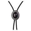 HUABOLA CALYN Bolo tie, Handmade Round Shape Western Cowboy Bola