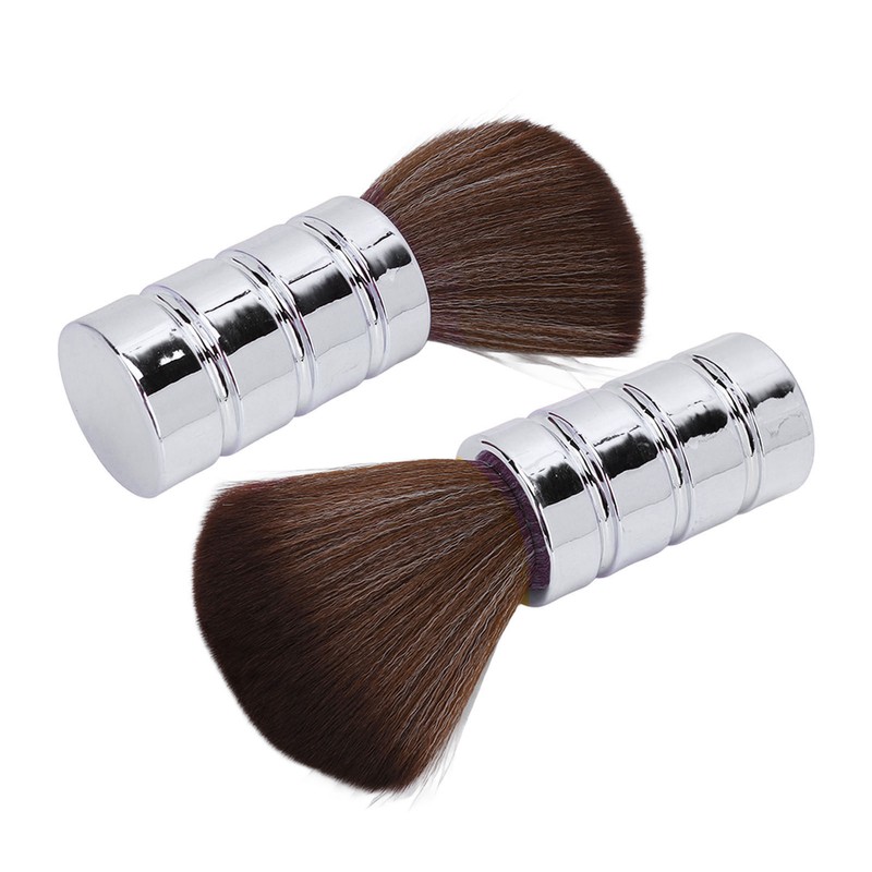 Barber Neck Duster Brush Soft Gentle Electroplating Process Professional Neck