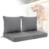 Outdoor Deep Seat Cushions Set, 24x24x4.3 inch, Fade Resistant, Waterproof