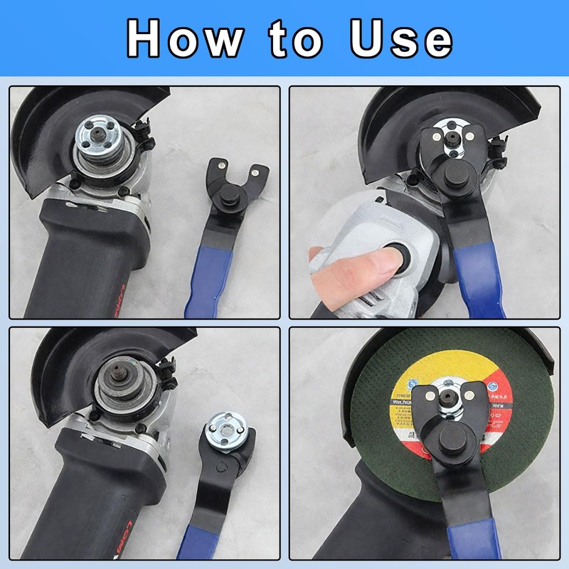Fogcosy Angle Grinder Key, Grinder Wrench Universal Adjustable Grinders Spanner