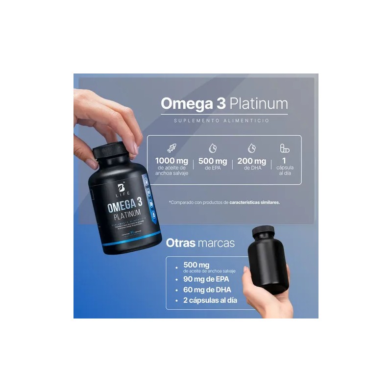 Omega 3 Platinum De 90 Caps 1000mg (certificado Ifos) B