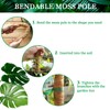 Tallkeey 80cm Moss Pole for Plants - Bendable Plant Supports