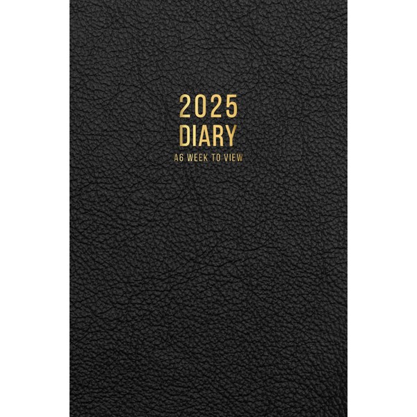 2025 A6 Week to View: A6 Planner Week to View