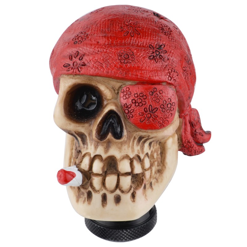 Padaodao Skull Gear Knob One-Eyed Pirate Car Stick Shifter Handle