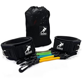 Kbands | Bandas de resistencia para piernas de velocidad y fuerza, incluye programas de entrenamiento digital Speed 101 y Agility FX, tamaños para atl