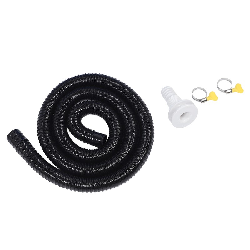 Bilge Pump Installation Kit Black 1‑1/8in Leak Proof Easy Installation