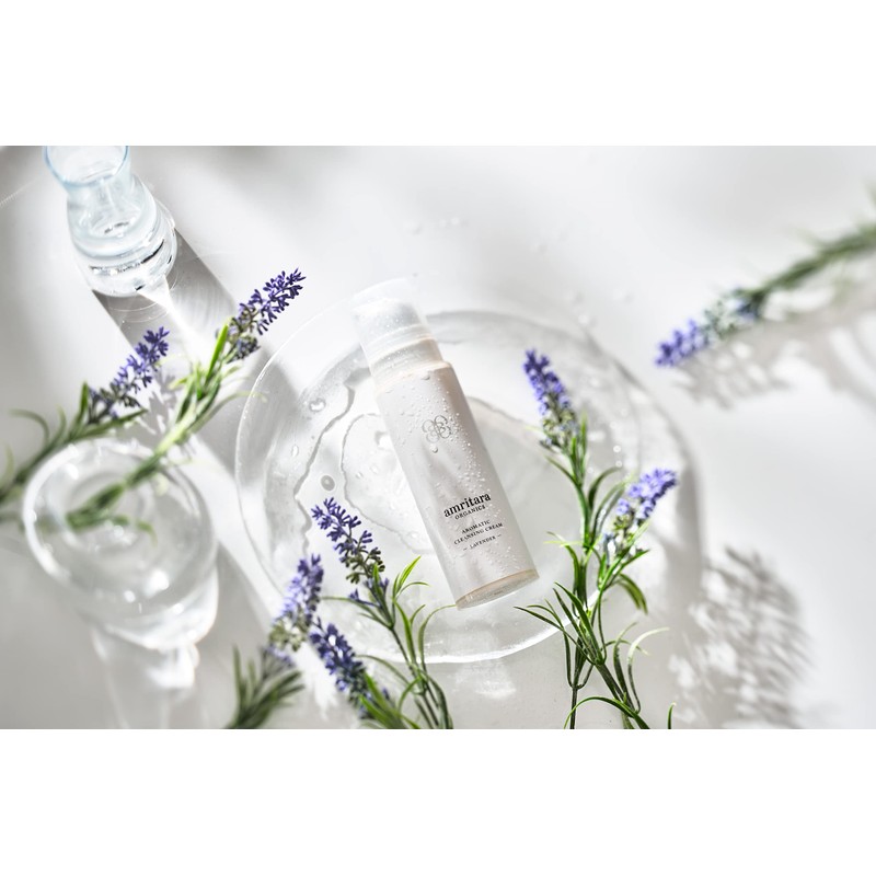 Amritara Aromatic Cleansing Cream, Lavender, Trial Size, 1.1 oz (30