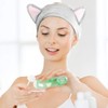 Dinghaole 2 Pieces Cute Cat Ears Headband,hairband for washing face,Spa
