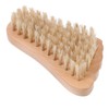Healeved 1pc Wooden Nail Brush Pig Bristle for Nail Dust