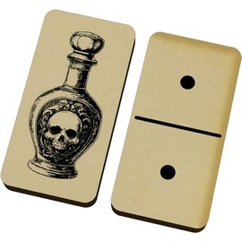 Azeeda 'Vintage Poison Bottle' Domino Set & Box (DM00048065)