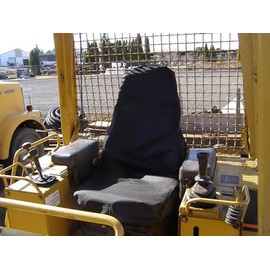 Loader Dozer Skid Steer Mid Back Heavy Equipment Canvas Seat Cover Made in USA